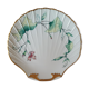 Limoges flower decoration shell plate Limoges