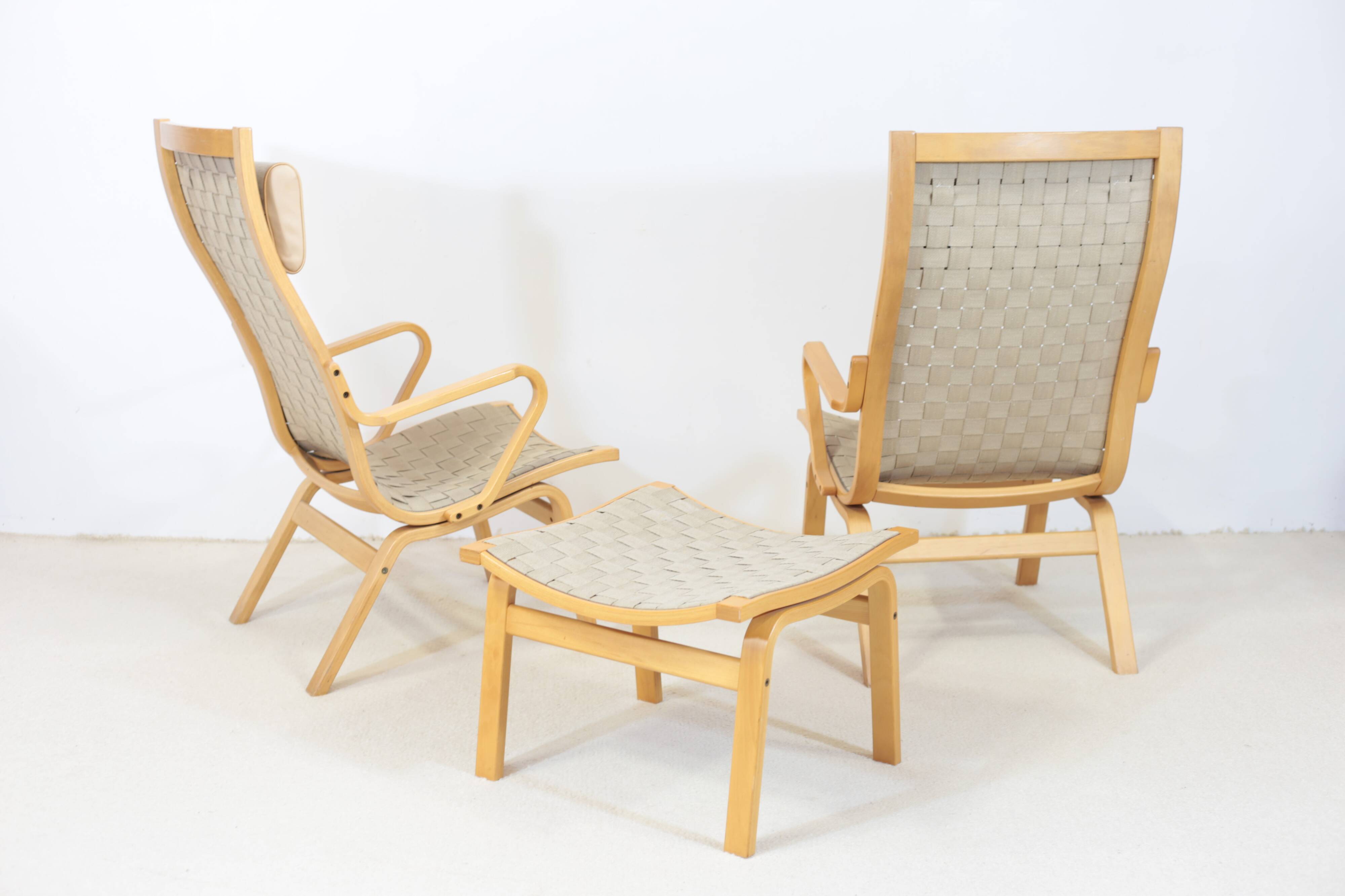 Finn Ostergaard armchairs and ottoman