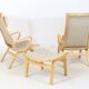 Fauteuils et ottoman Finn Ostergaard