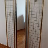 Miroir mural avec cintres, années 1970.