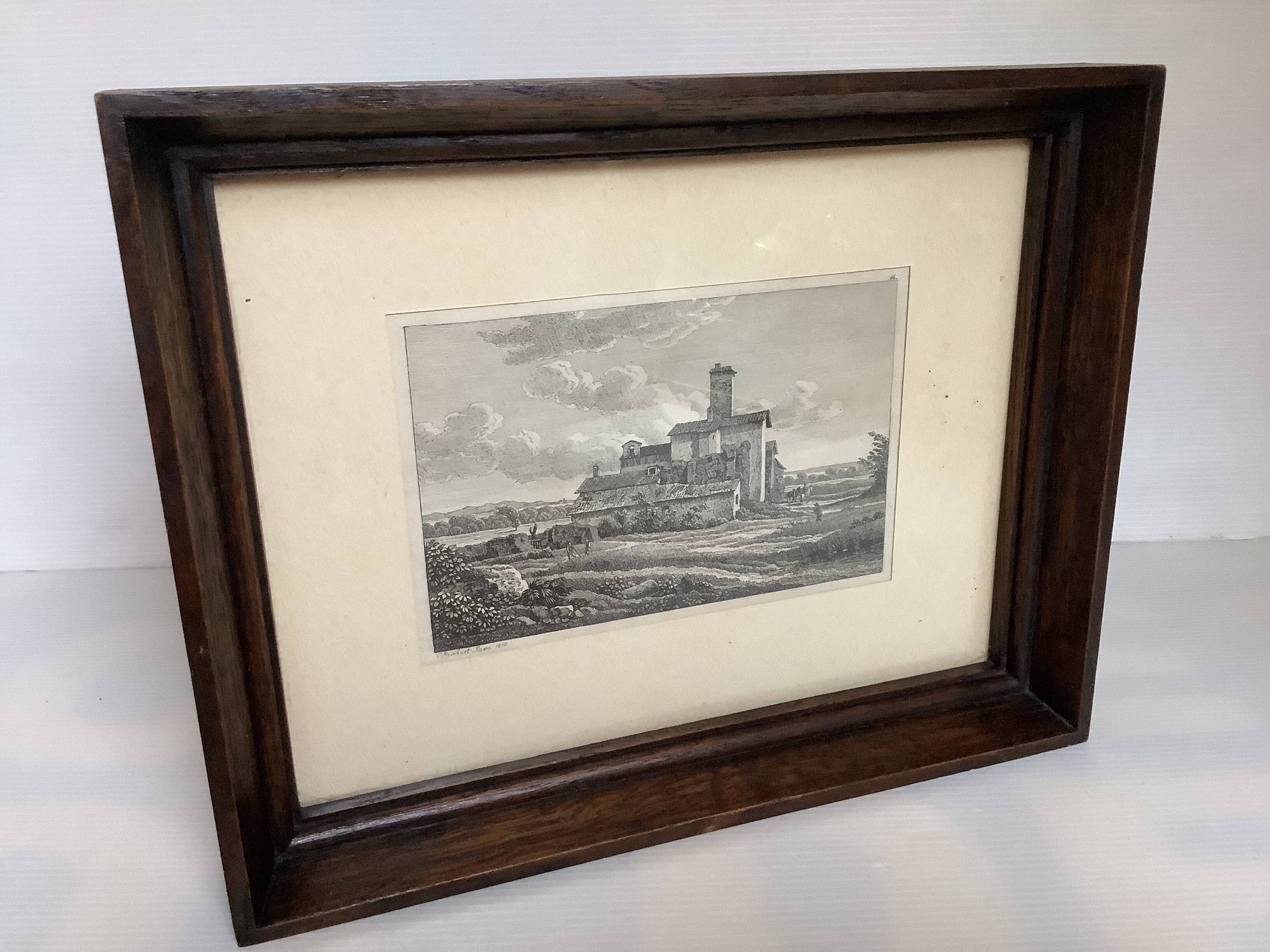 The great farm of Roma 1810 by Reinhart