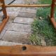 Old high chair for children Luterma