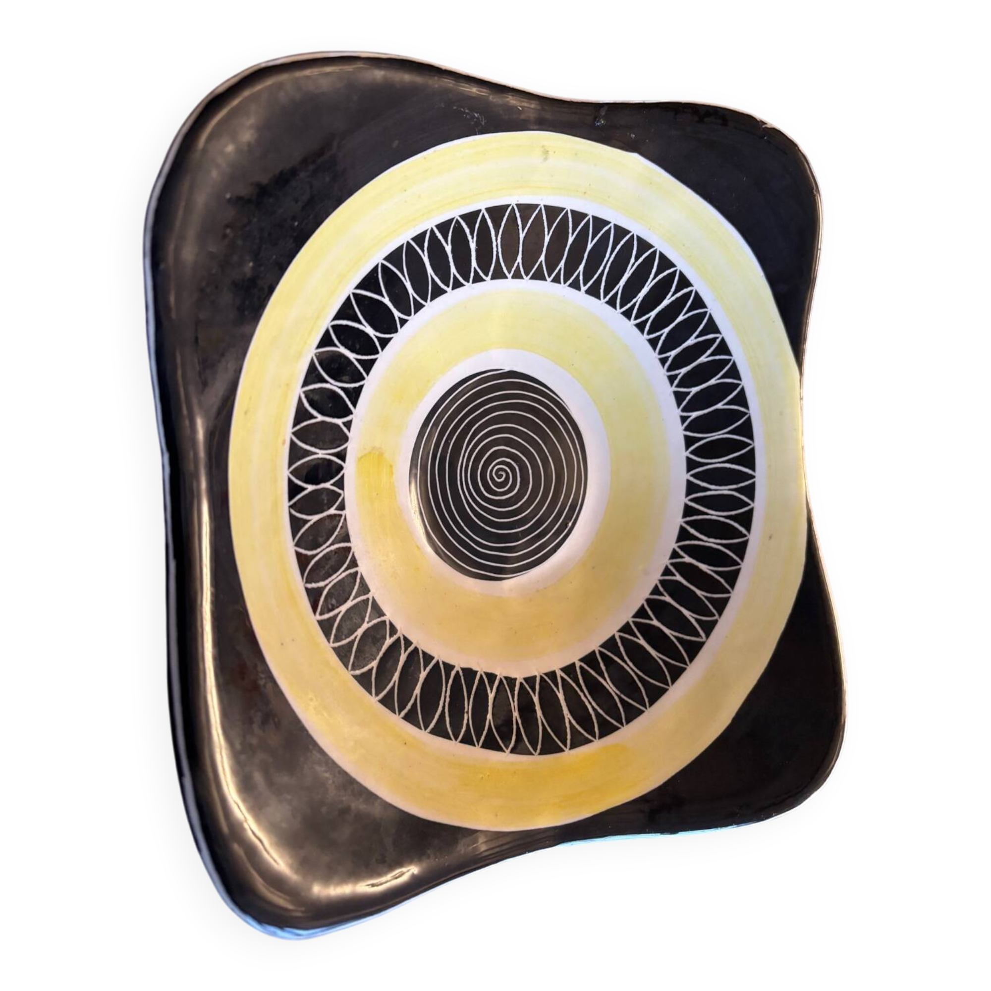 Free-form salad bowl by Jacques Pouchain