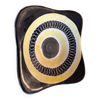 Free-form salad bowl by Jacques Pouchain