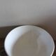 Large vintage apple ribbed footed bowl