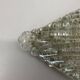 Vintage Murano gold Ice Glass Metal Wall Light by Kaiser Leuchten, Germany 1970s