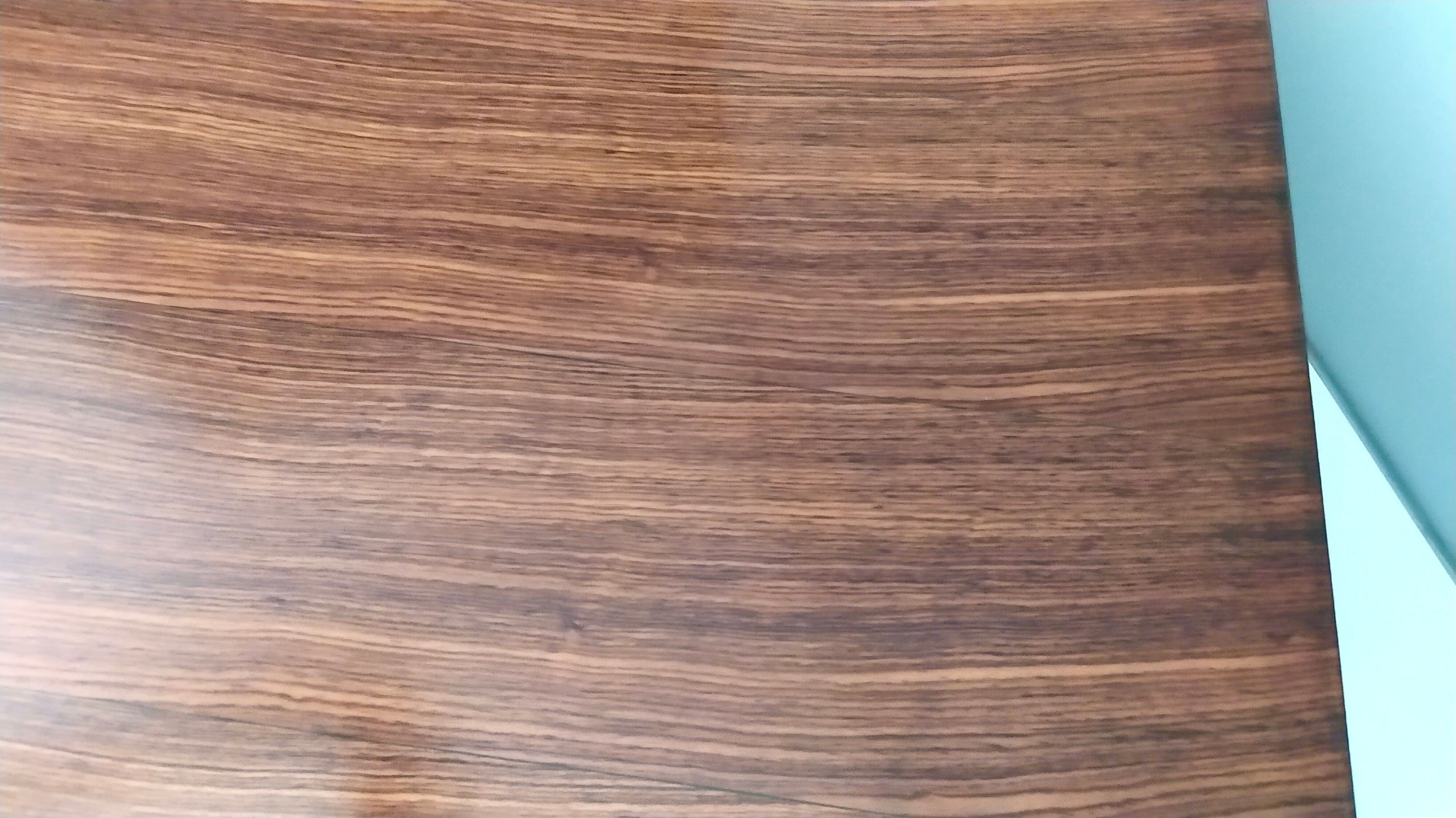 Vintage square black walnut coffee table