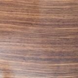 Vintage square black walnut coffee table