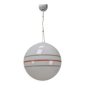 lustre globe en verre