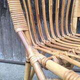 Rattan chair 1960