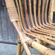 Chaise en rotin 1960