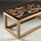 Marble specimen table vintage