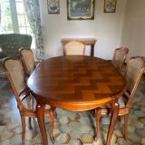 Dining table with extension