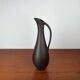 Mid-Century Modern Minimalist Wormser Terra-Sigillata Pottery Carafe Vase, Germany, 1960s