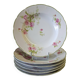 6 deep plates in Limoges porcelain in very good condition.