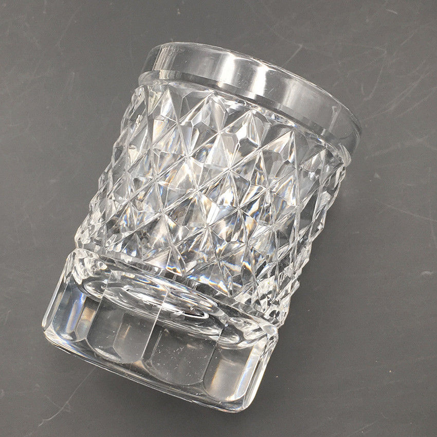 Carafe with 3 liquor glasses and art deco mirror tray