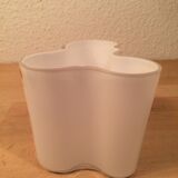 Vase Alvar Aalto Iitala 9.5 cm white glass
