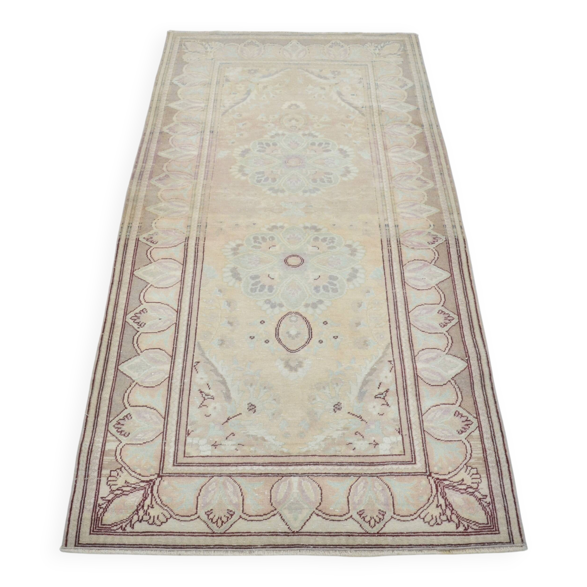 Oushak Vintage Small Turkish Rug sku3428