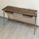 Pupitre écolier double pieds compas aluminium