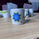 Lots de 8 tasses café vintage 70’s porcelaine