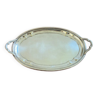Silver metal tray early twentieth century