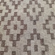 Vintage Touareg mat made of leather and reeds.
