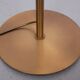 Paire de lampadaires de bibliothèque à bras pivotant en laiton, années 1980, Allemagne
