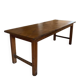 Vintage farm table - solid wood & h-brace - 200cm