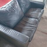 Leather and fabric sofa by Jean-Charles de Castelbajac for Ligne Roset