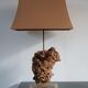 Lampe d'ambiance rose des sables 70's deco