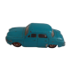 Old Dinky toys. Meccano. Renault Dauphine turquoise.