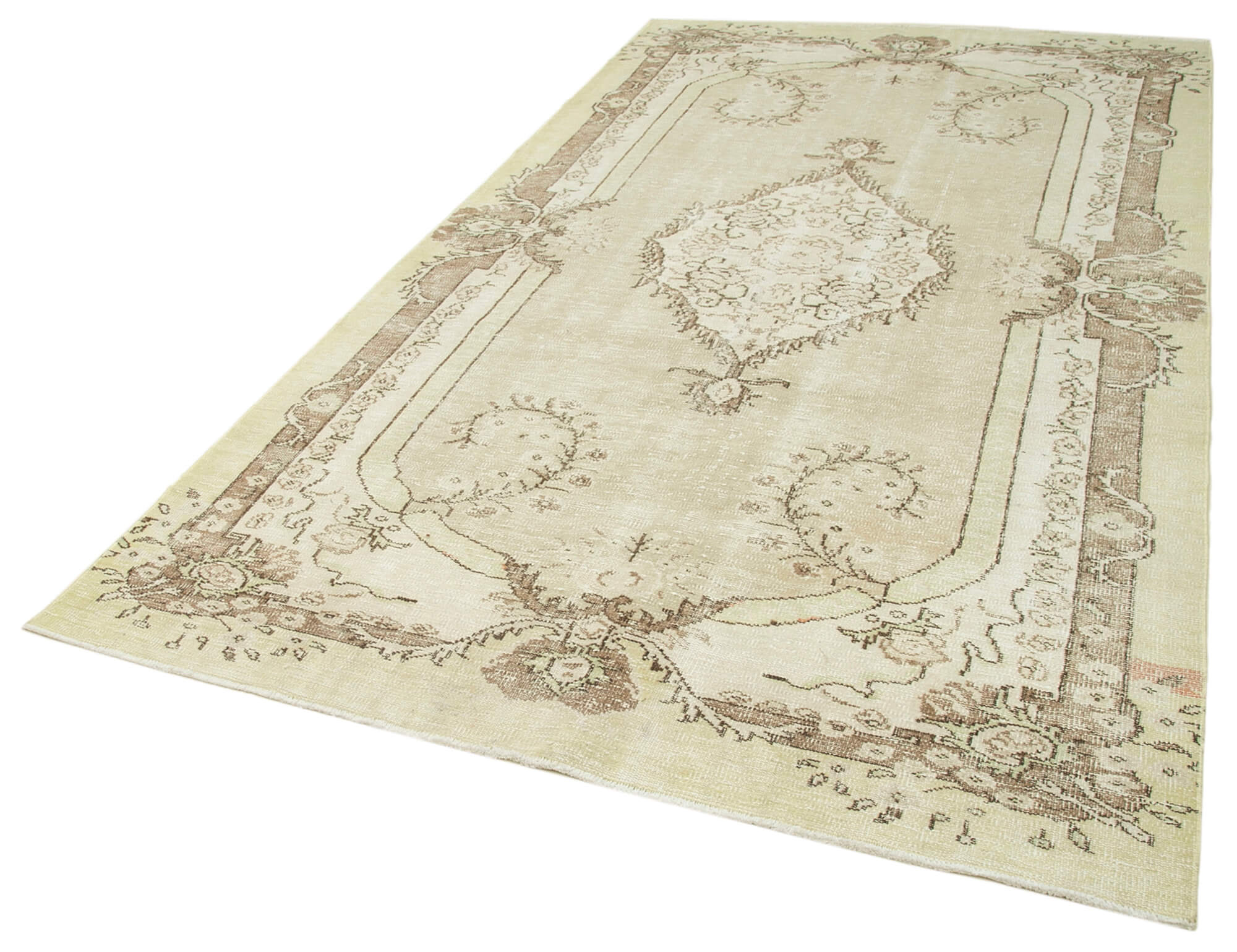 Handwoven Decorative Anatolian Beige Carpet 177 cm x 314 cm - 38978