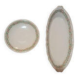 Set of 2 Limoges dishes