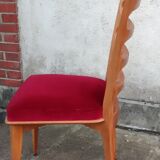 Series of 4 art deco chairs