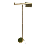 Lampadaire italien en laiton doré à bras oscillant