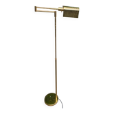 Lampadaire italien en laiton doré à bras oscillant