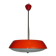 Red Hanging Lamp Model 1117 by Josef Hurka for Napako