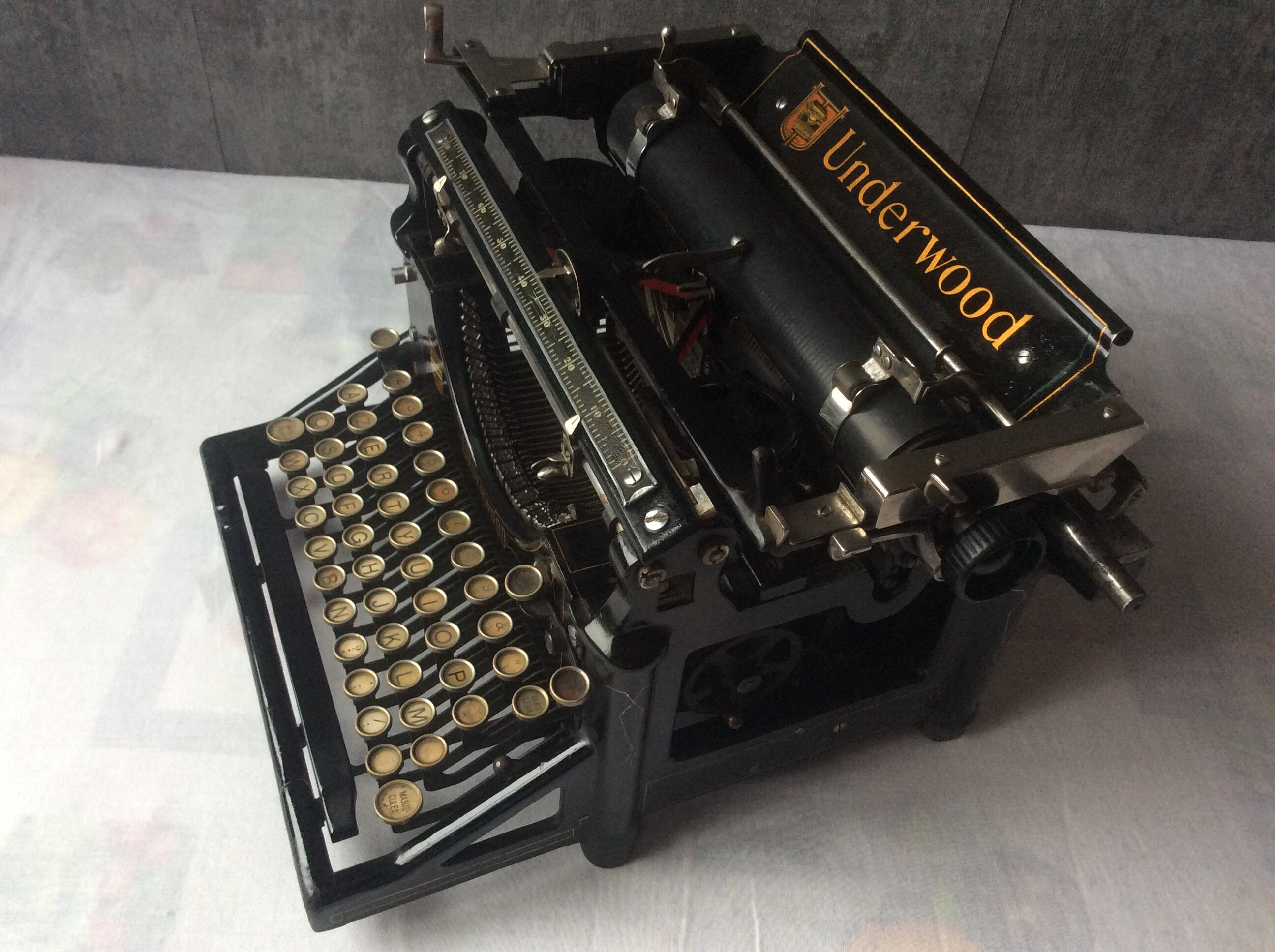 Old Underwood typewriter