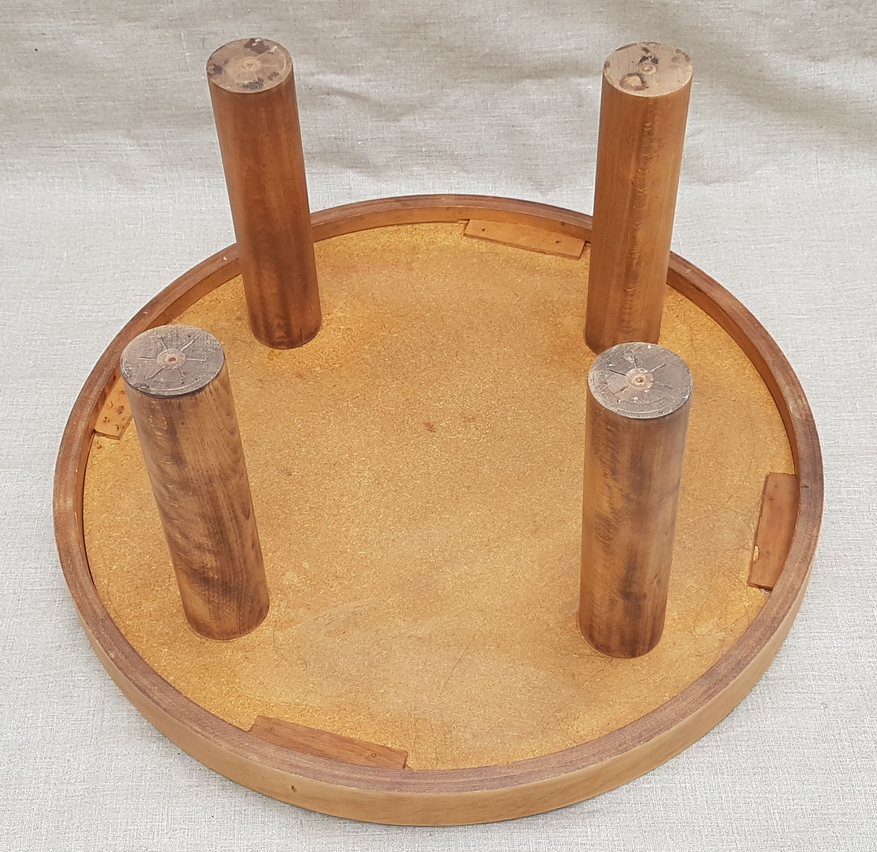 Vintage ceramic coffee table by Vallauris by R Leduc