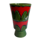 Vintage earthenware vase