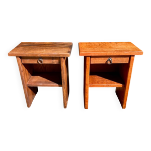 tables de chevet brutalistes