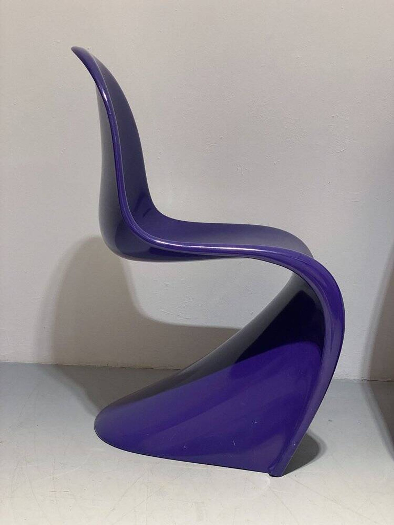 Vintage chair in purple by Verner Panton for Bayer, 1960s