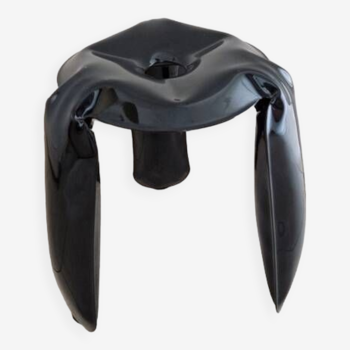 Oskar Zieta (born 1975) - Plopp stool - Black lacquered metal