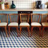 Set of 5 Baumann 53 bistro chairs
