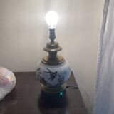Japanese-style earthenware lamp