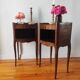 Paire de tables de chevet style Louis XV