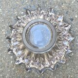 Large Art Deco molded glass ashtray Pierre D'Avesn Art Deco pocket emptier