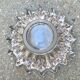 Large Art Deco molded glass ashtray Pierre D'Avesn Art Deco pocket emptier