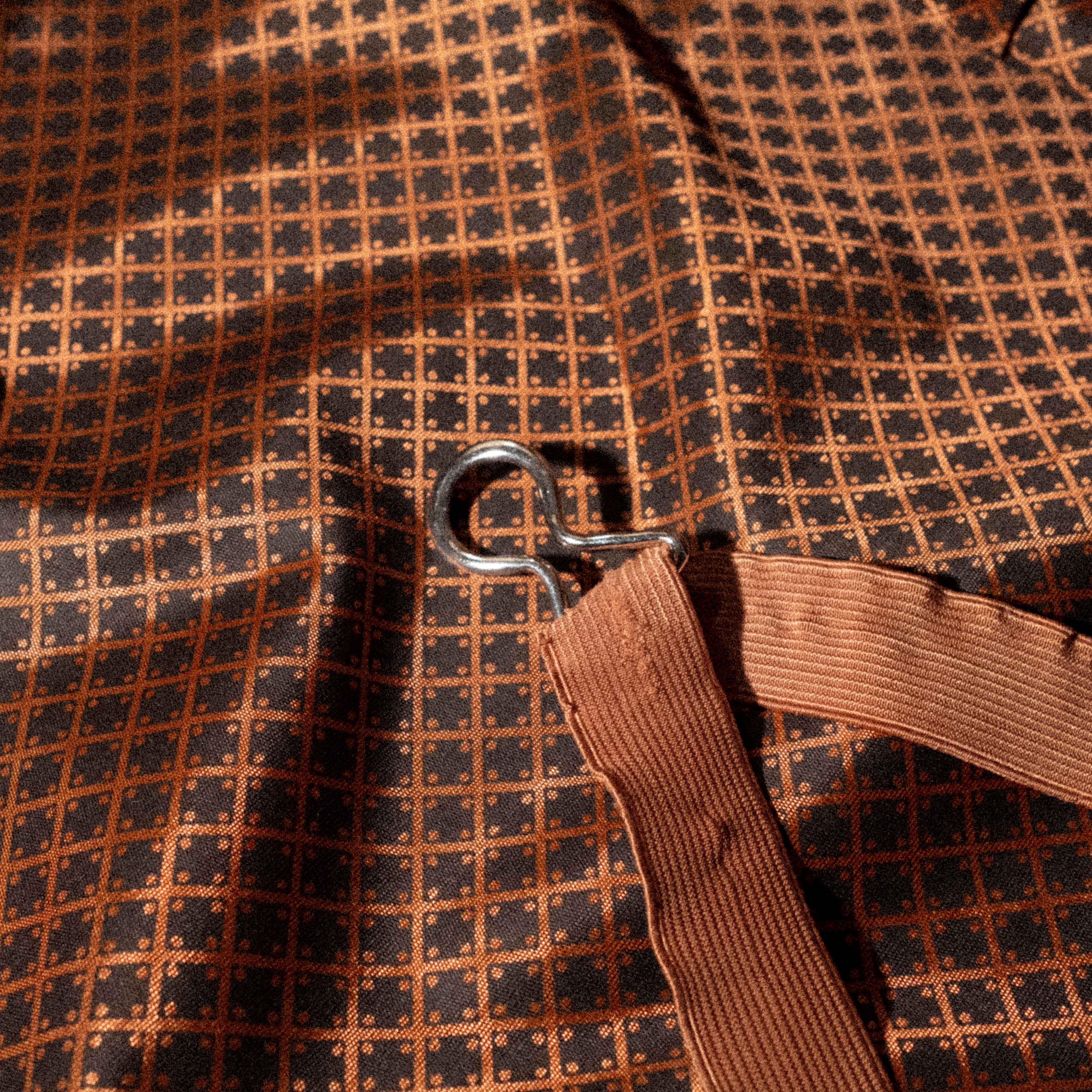 Brown soft suitcase