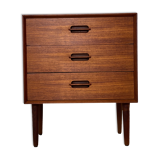 MidCentury Danish modern teak chest of drawers by Ejvind A. Johansson
